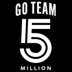 Go Team 5 Million - Mens Block T shirt Design