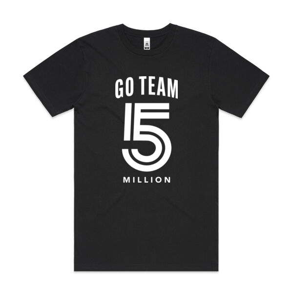 Go Team 5 Million - Mens Block T shirt Thumbnail