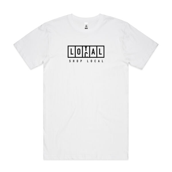 Shop Local - Mens Block T shirt Thumbnail