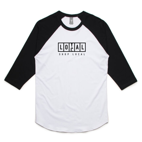 Shop Local - Unisex Raglan Tee Thumbnail