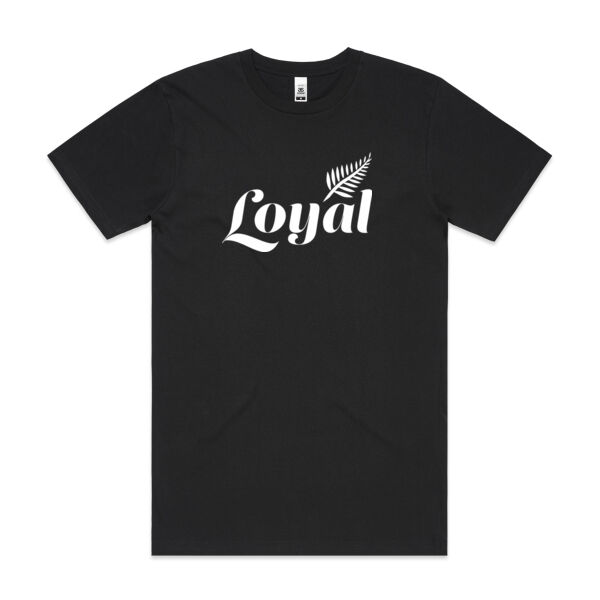 Loyal Silver Fern - Mens Block T shirt Thumbnail