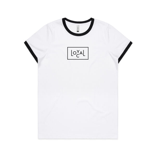 Loyal Local - Womens Ringer Tee Thumbnail